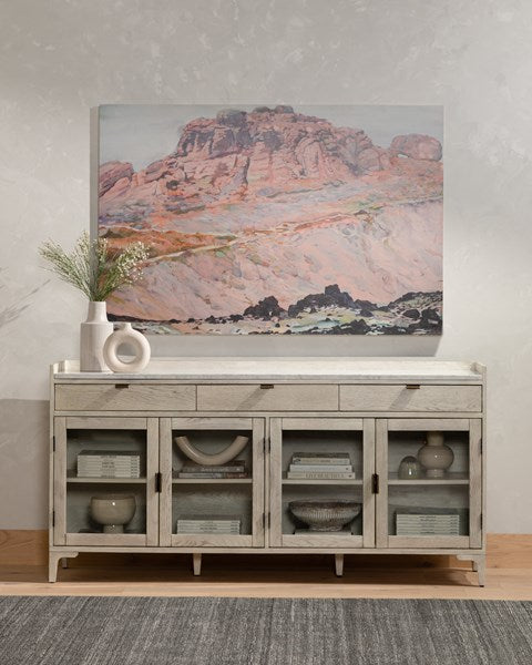 VIGGO SIDEBOARD-VINTAGE WHITE OAK