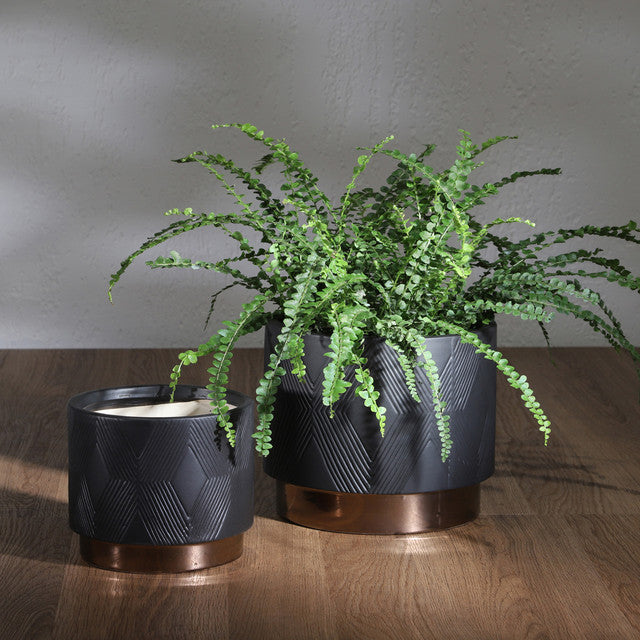 DIAMOND METALLIC PLANTER