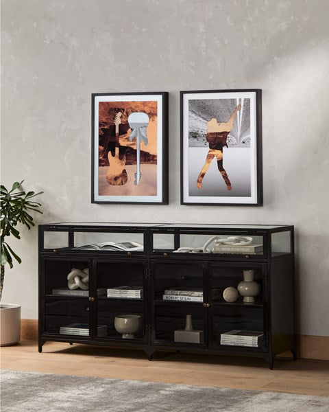 SHADOW BOX SIDEBOARD-BLACK
