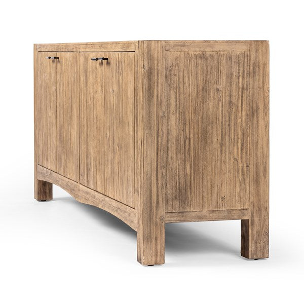 PAMBROOK SIDEBOARD-DISTRESSED LIGHT PINE