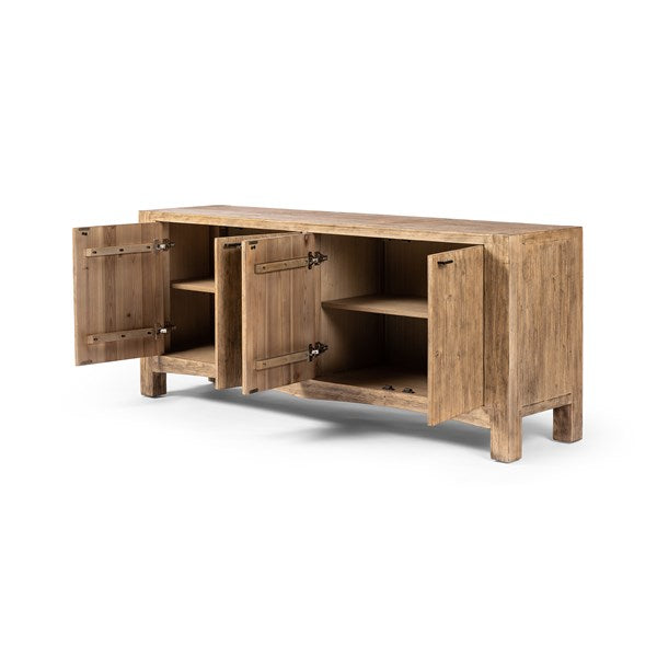 PAMBROOK SIDEBOARD-DISTRESSED LIGHT PINE