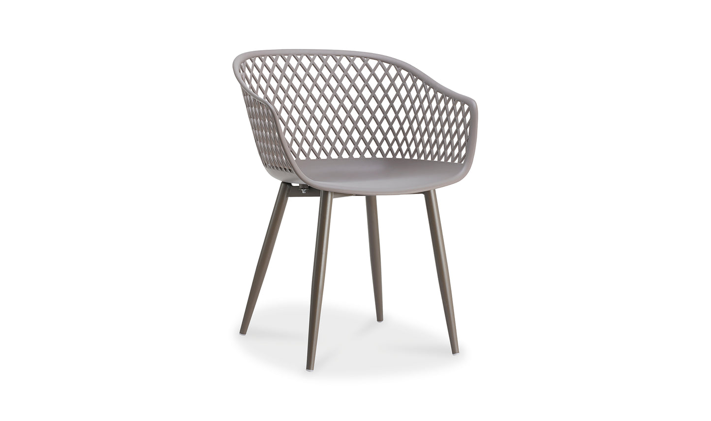 PIAZZA OUTDOOR CHAIR- SET OF TWO GREY
