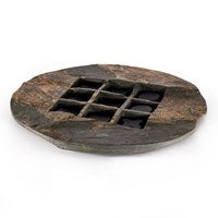 STONE TIC TAC TOE-GREY STONE