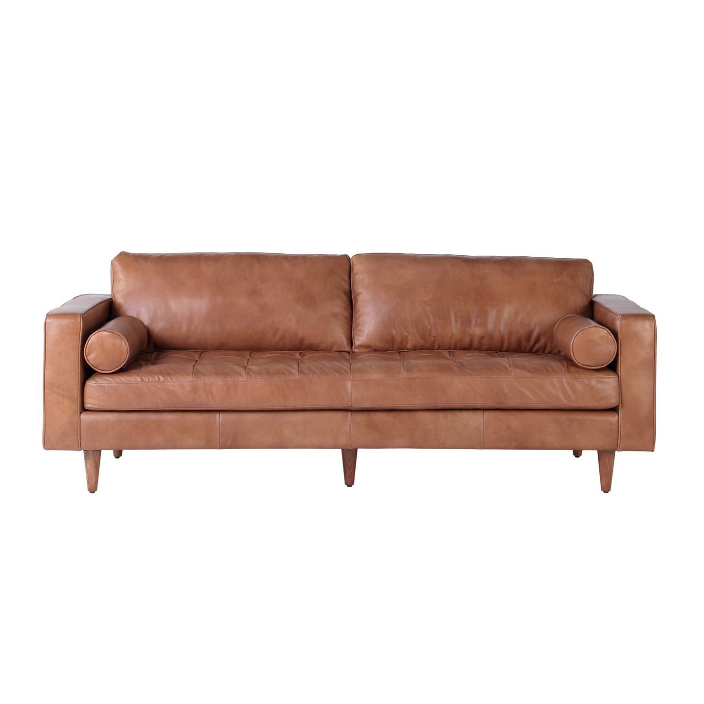 ROMA SOFA IN COGNAC LEATHER