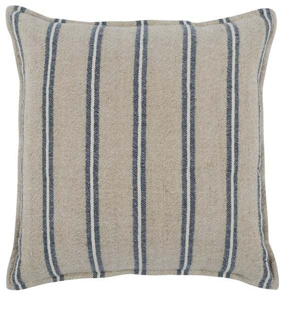 DELGADA 20" X 20" NATURAL/BLUE SET OF 2