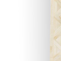 LOREDO FLOOR MIRROR-WHITE BONE