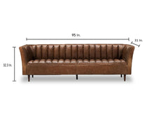PAX LEATHER SOFA