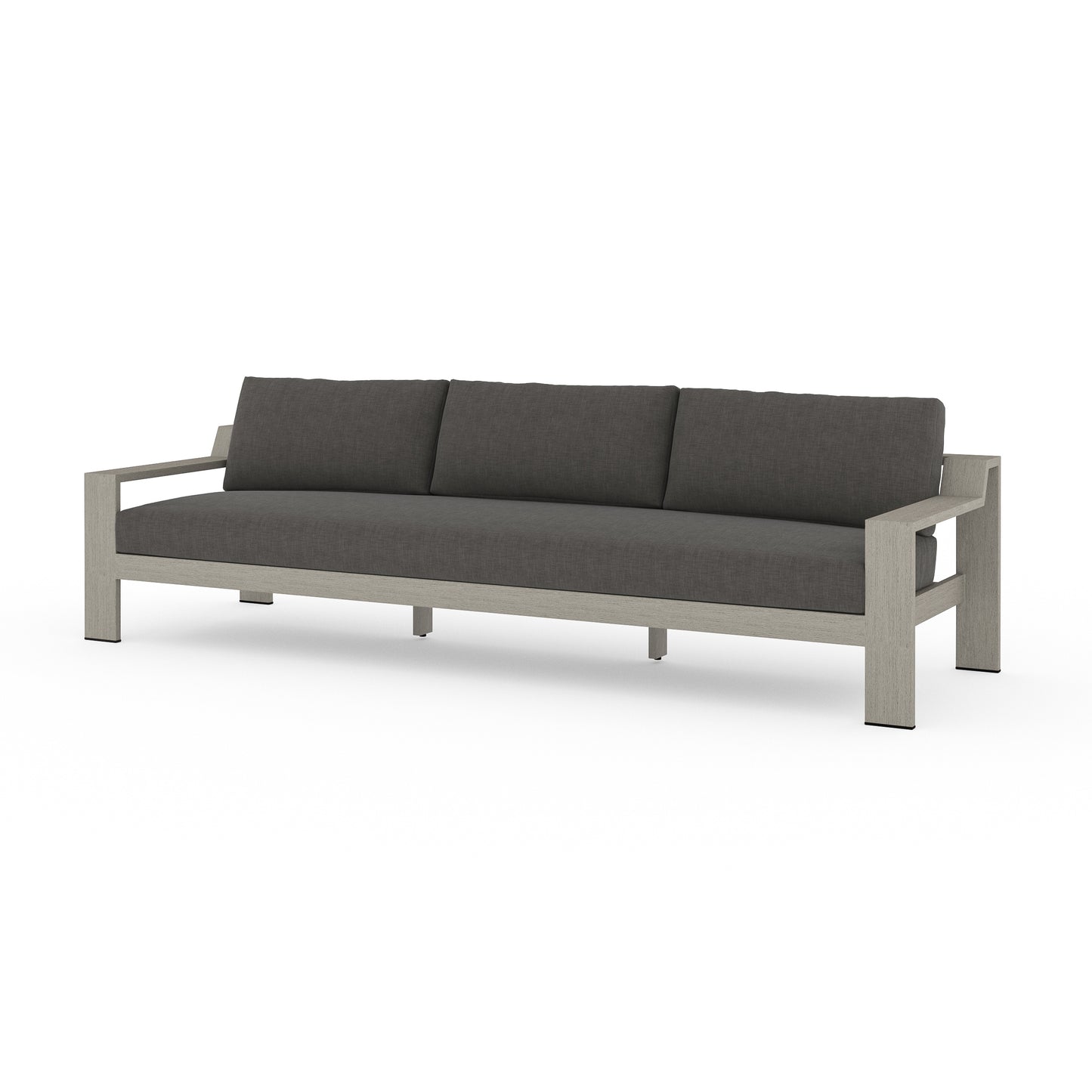 MONTEREY OUTDOOR SOFA, WEATHERED GREY